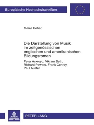 cover image of Die Darstellung von Musik im zeitgenoessischen englischen und amerikanischen Bildungsroman